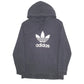 Mens Black Adidas  Hoodie Jumper