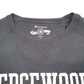 Womens Black Champion Edgewood College USA Reverse Weave Crewneck Jumper