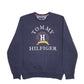 Mens Navy Tommy Hilfiger Spellout New York Crewneck Jumper