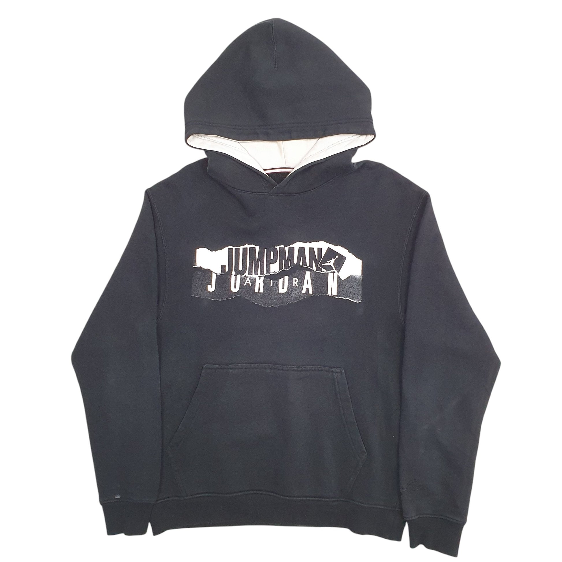 Mens Black Nike Air Jordan Jumpman Basketball Chicago Bulls Hoodie Jumper