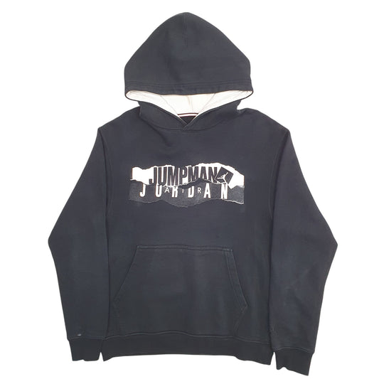 Mens Black Nike Air Jordan Jumpman Basketball Chicago Bulls Hoodie Jumper