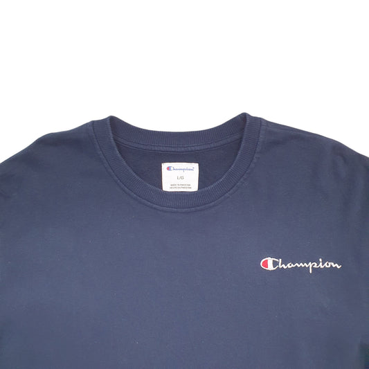 Mens Navy Champion  Crewneck Jumper