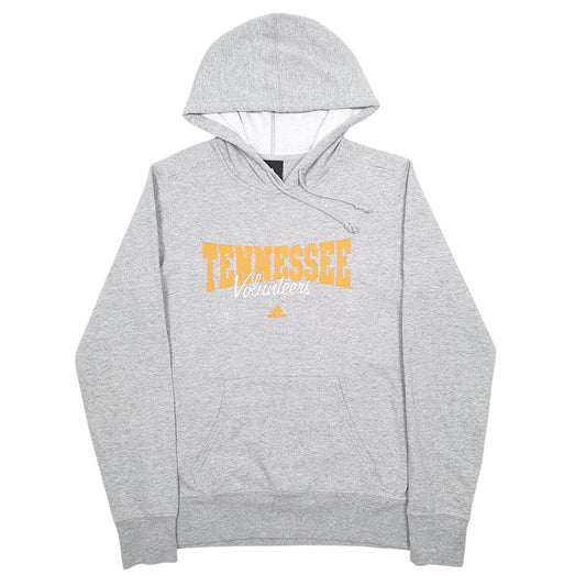 Mens Grey Adidas Tenessee Volunteers Spellout Hoodie Jumper