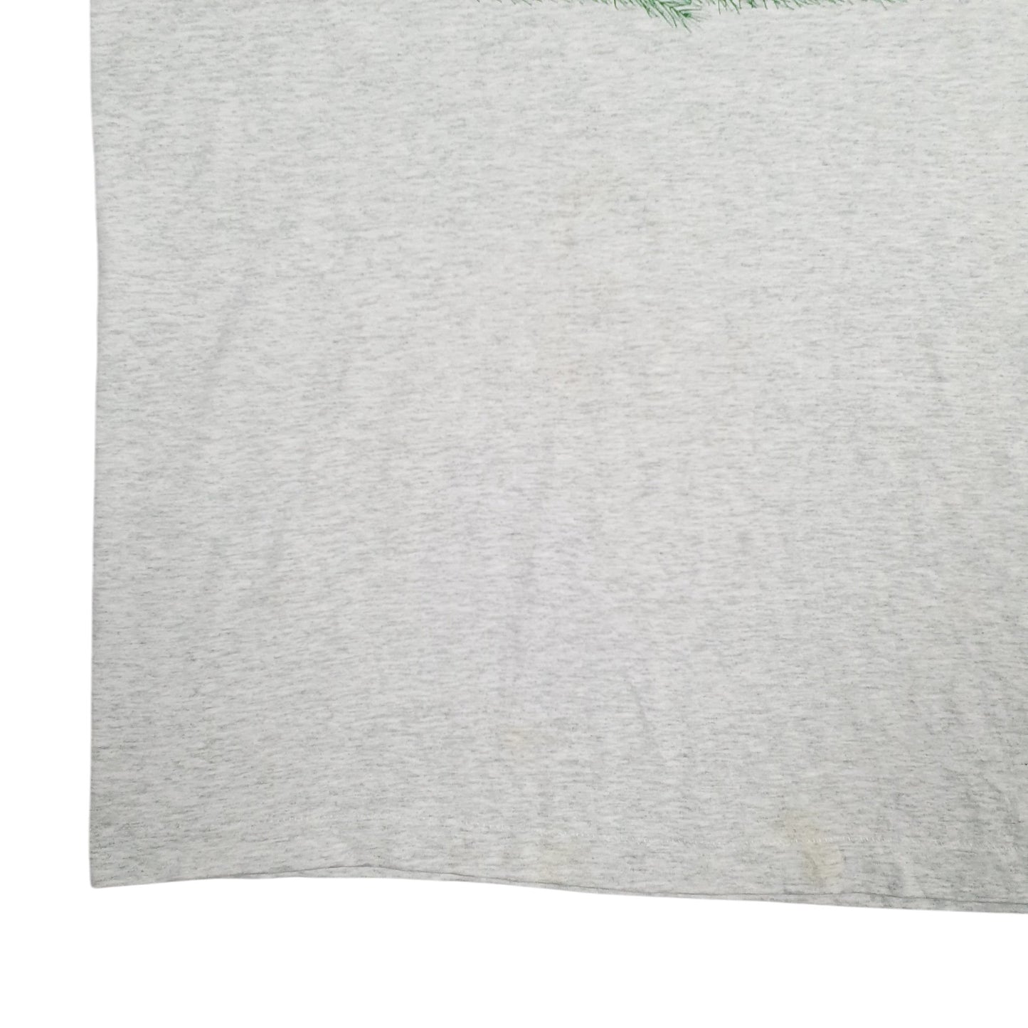 Mens Grey Fruit Of The Loom Single Stitch Vintage 90s Short Sleeve T Shirt