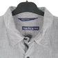 Mens Grey Nautica Pop Over Half Button Smock Long Sleeve Shirt