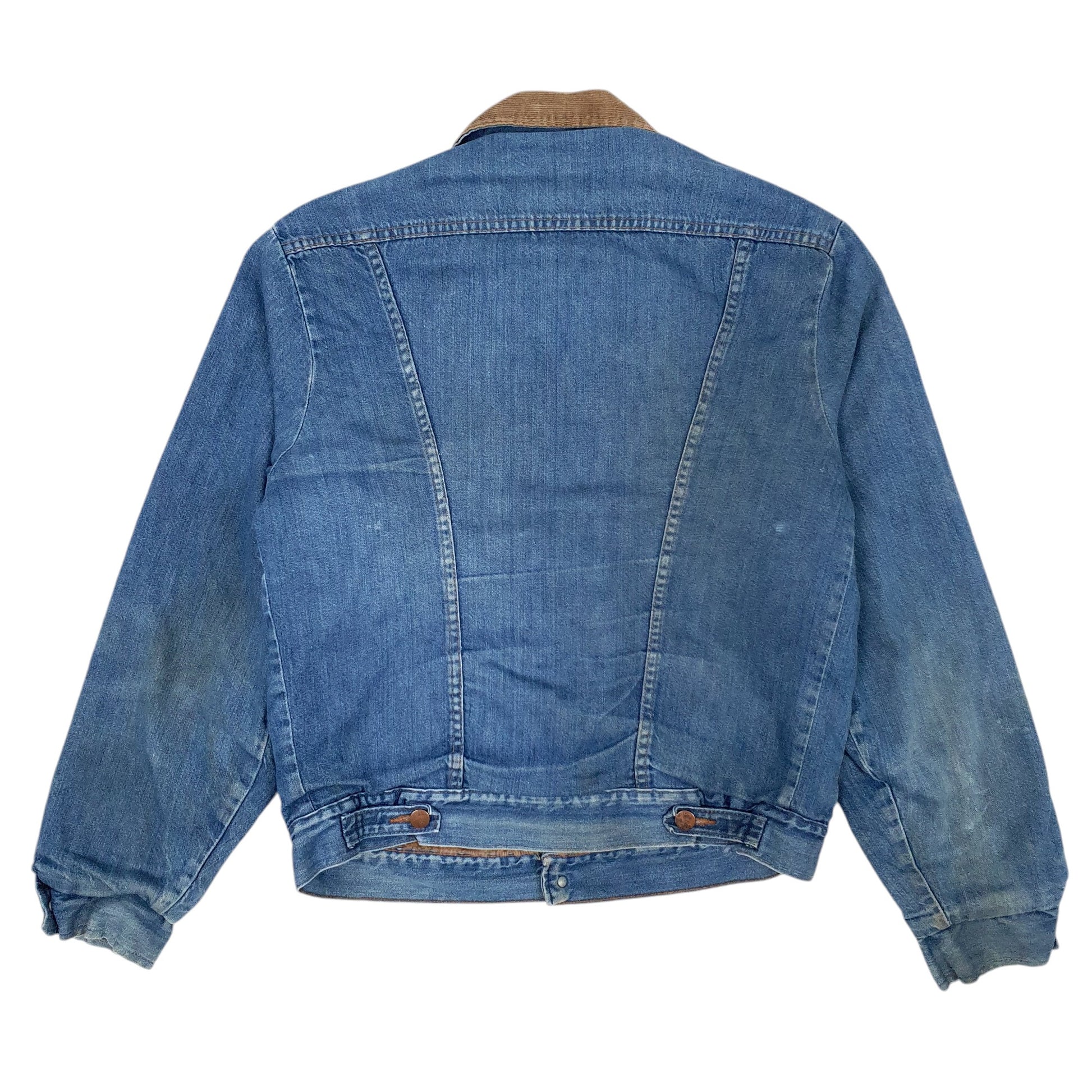 Womens Blue Wrangler Vintage 80s Made In USA  Coat