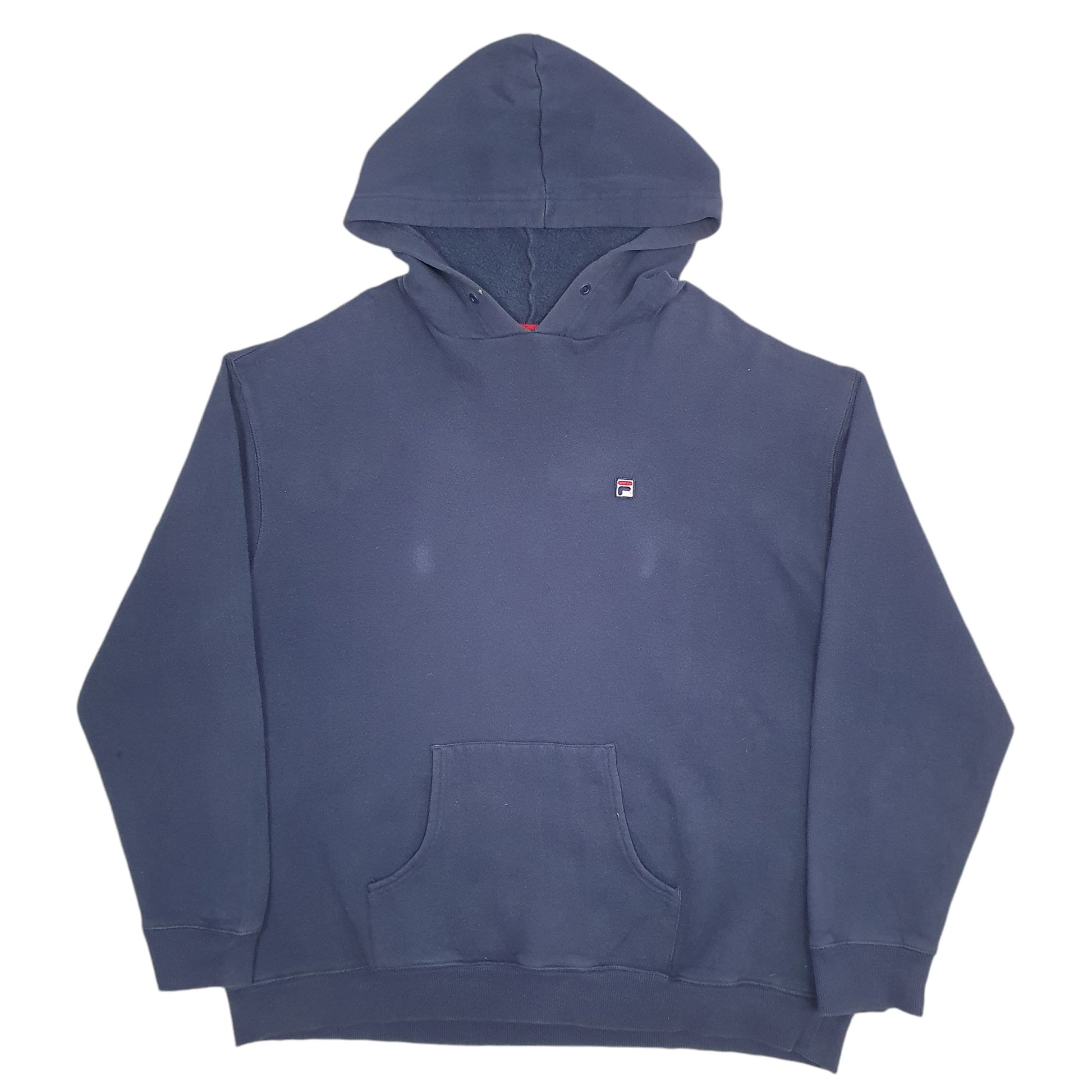 Mens Navy Fila  Hoodie Jumper