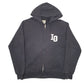 Mens Black Lee Hoodie Vintage Heavyweight LO Dragons Full Zip Jumper