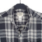 Mens Black L.L.Bean Tall Flannel Overshirt Long Sleeve Shirt