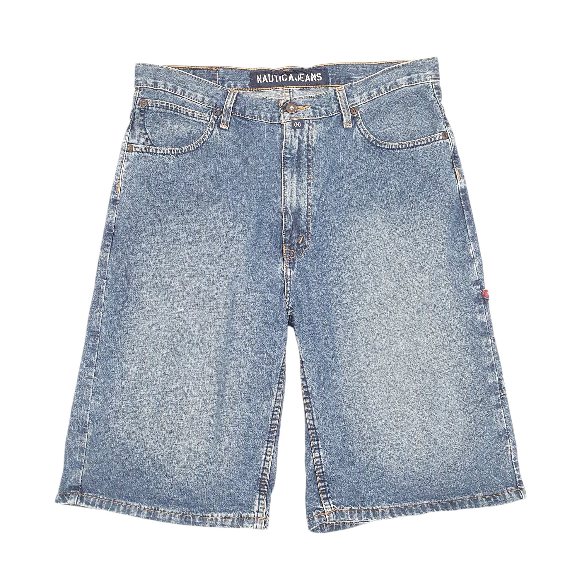 Mens Blue Nautica Jean Jorts Denim Shorts