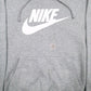 Mens Grey Nike Spellout Hoodie Jumper