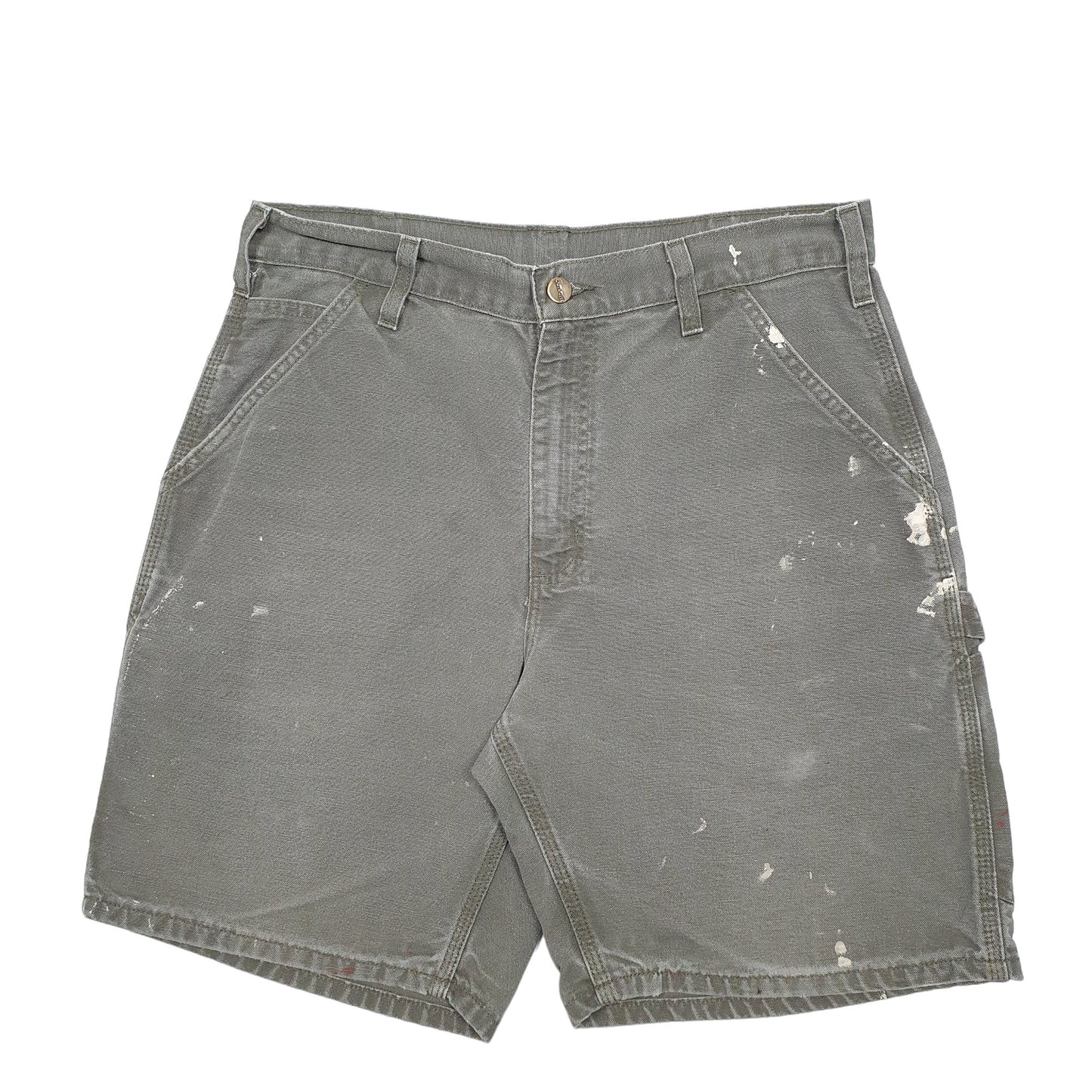 Mens Khaki Carhartt Workwear Carpenter Shorts