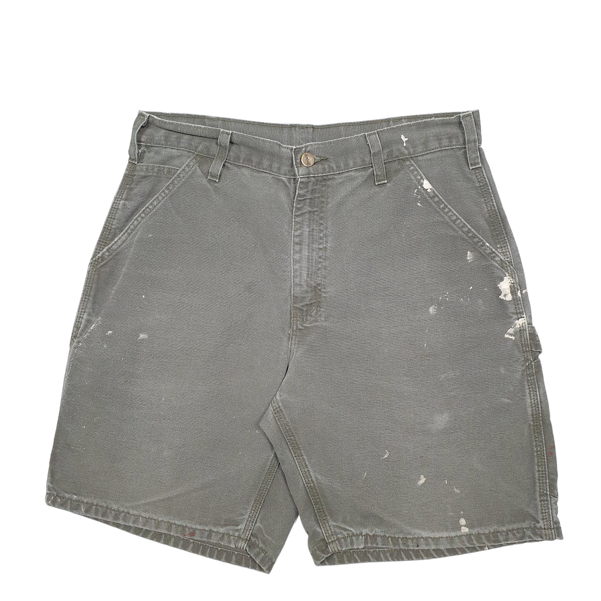 Mens Khaki Carhartt Workwear Carpenter Shorts