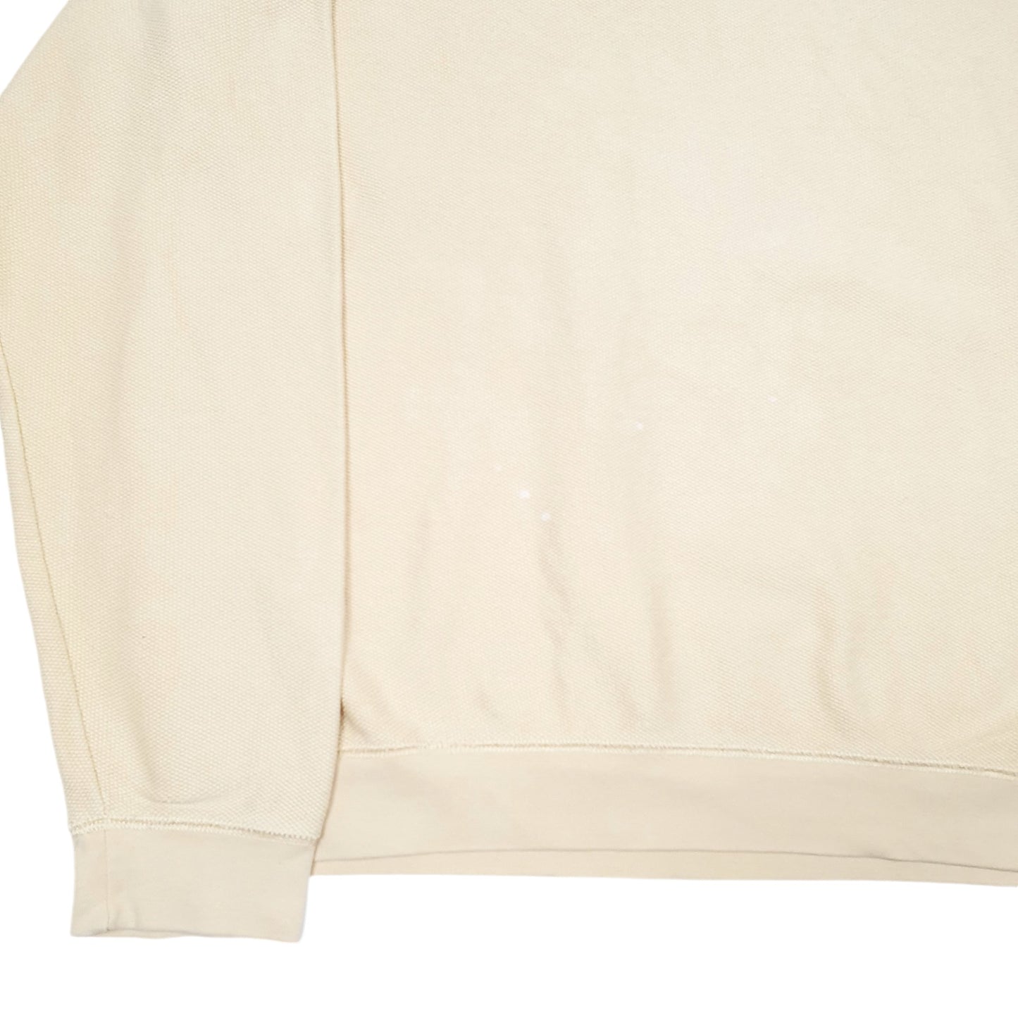 Mens Yellow Lands End Sweater Sweat Crewneck Jumper