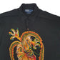 Mens Black Polo Ralph Lauren Clayton Dragon Short Sleeve Shirt