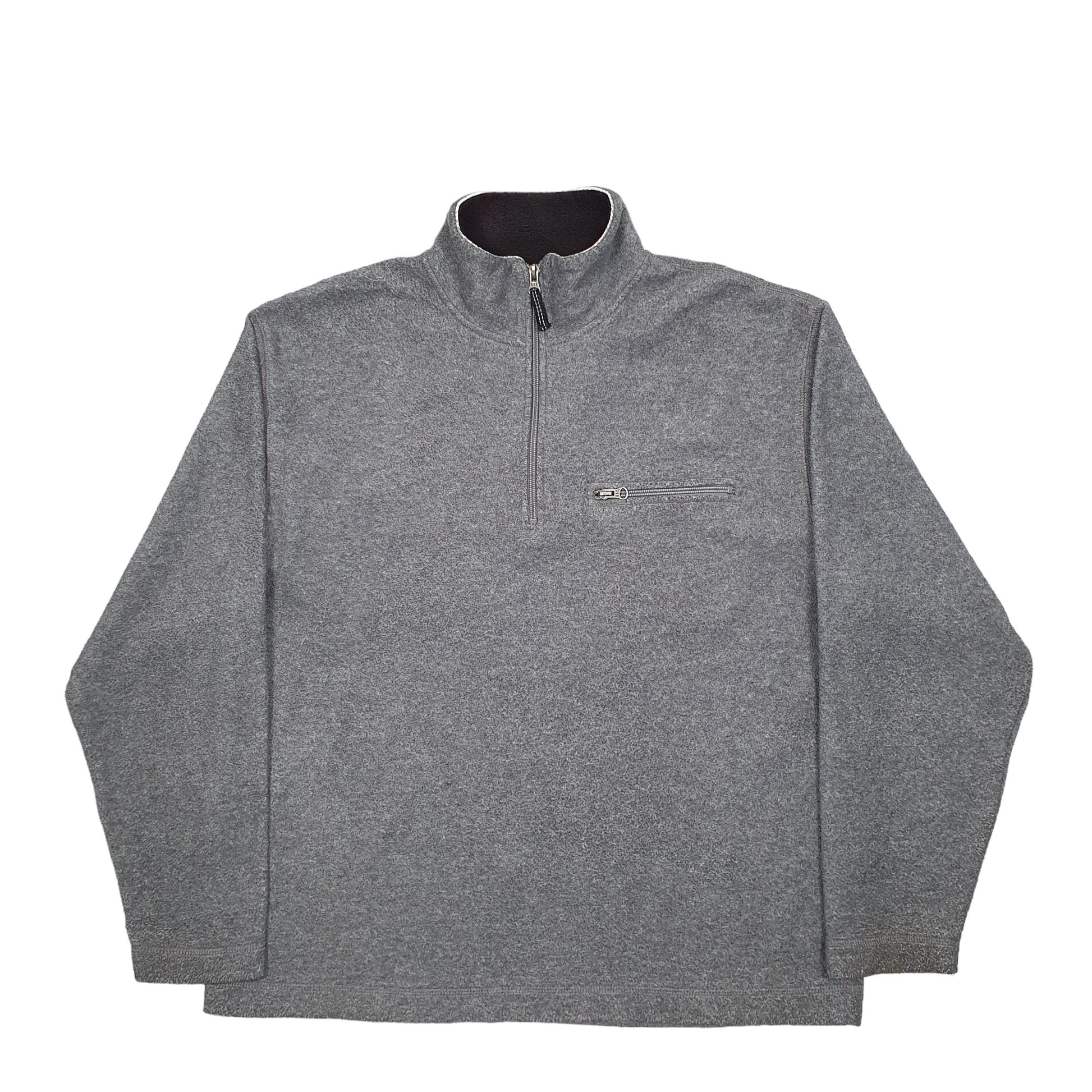 Mens Grey Gap  Quarter Zip Jumper