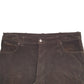 Mens Brown Lee  Corduroy Trousers