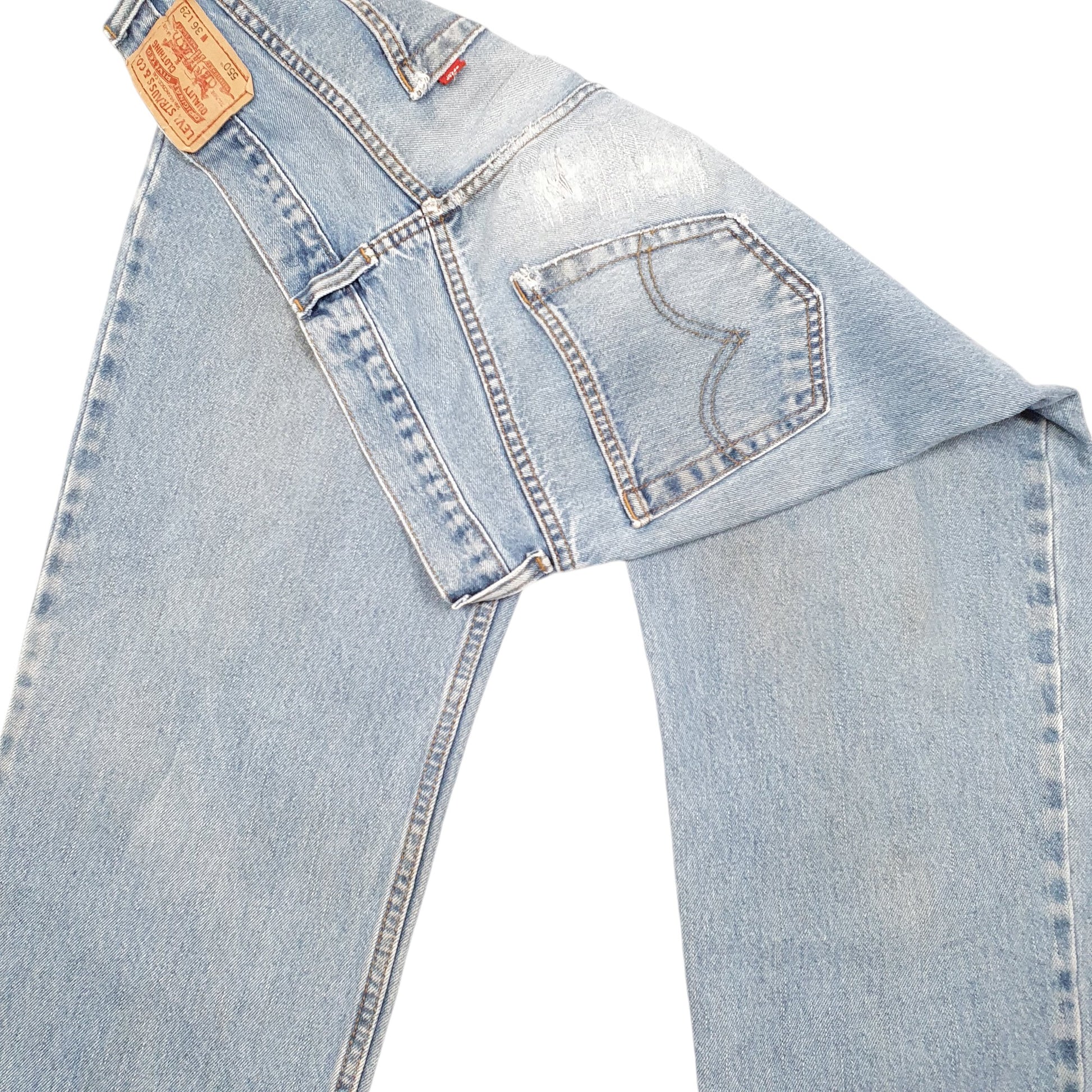 Mens Blue Levis  550 JeansW36 L29