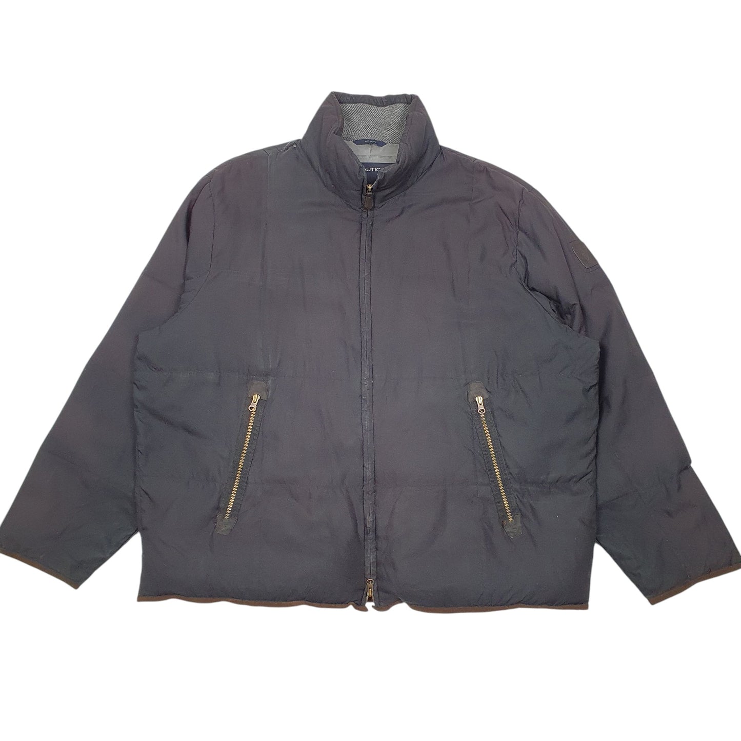 Mens Black Nautica   Coat