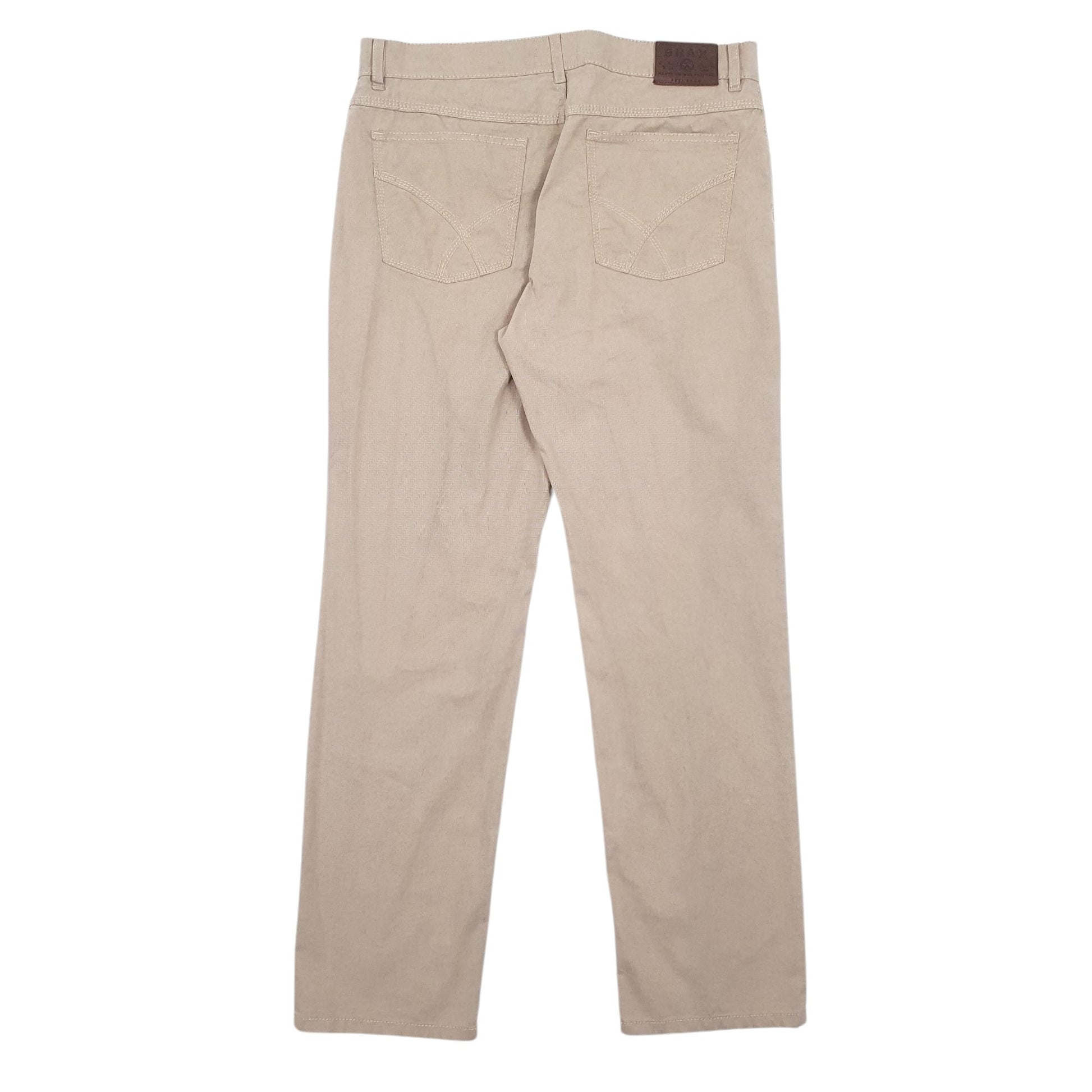 Mens Beige Brax  Chino Trousers