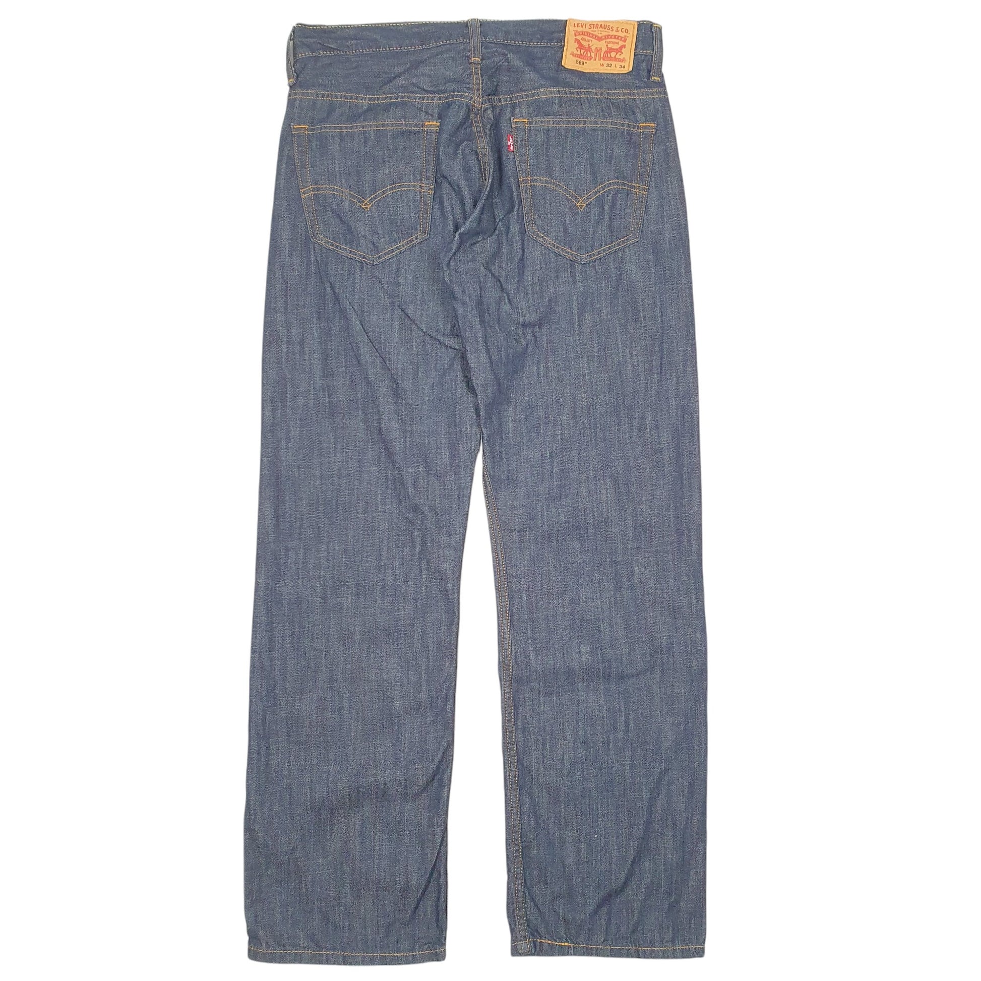 Mens Blue Levis  569 JeansW32 L34