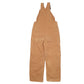 Womens Tan Carhartt Carpenter Double Knee Insulated Thermal Dungaree Trousers