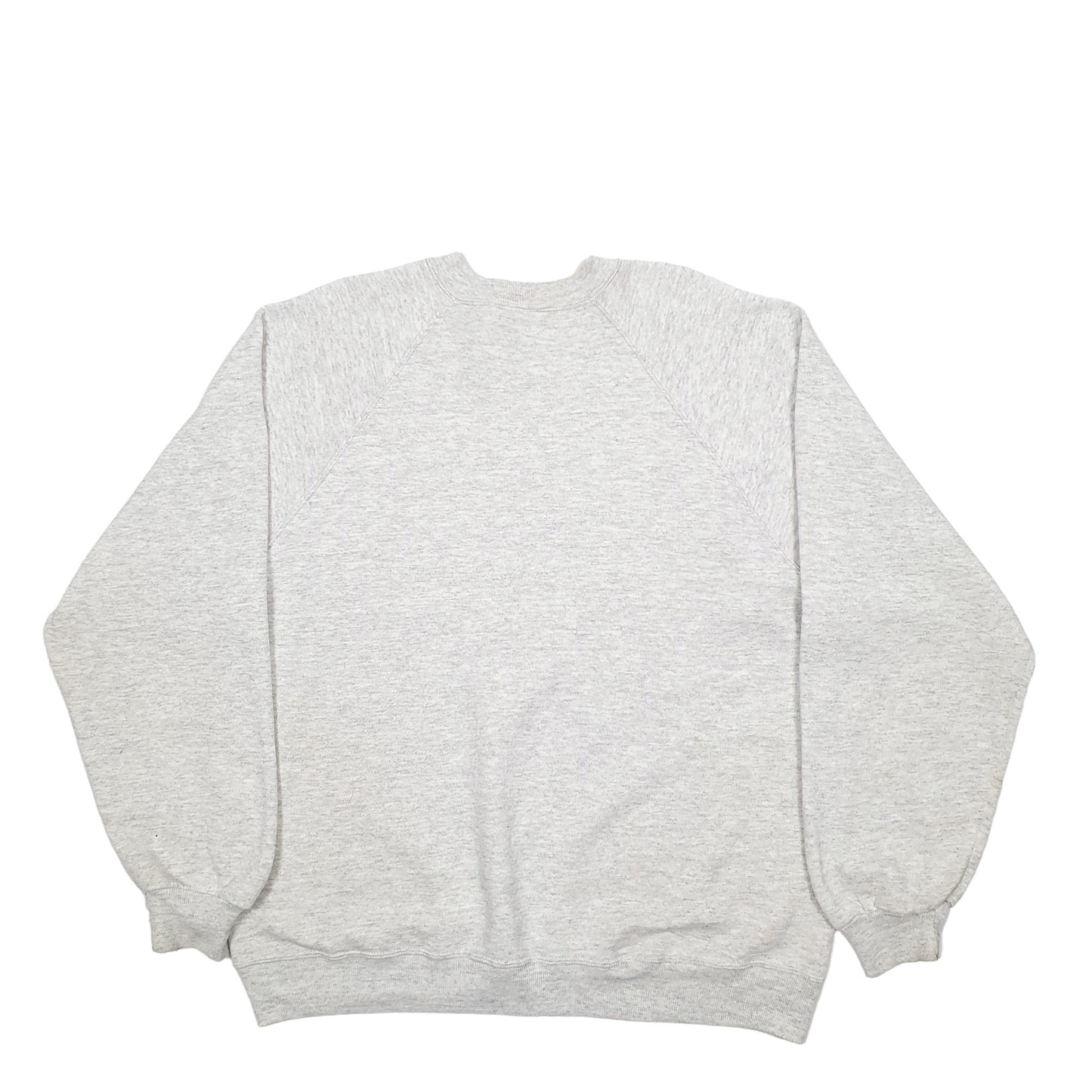Mens Grey Jerzees Made In USA Crewneck Jumper