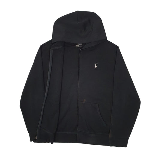 Mens Black Polo Ralph Lauren Hoodie Full Zip Jumper