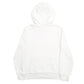 Mens White Levis Spellout Hoodie Jumper