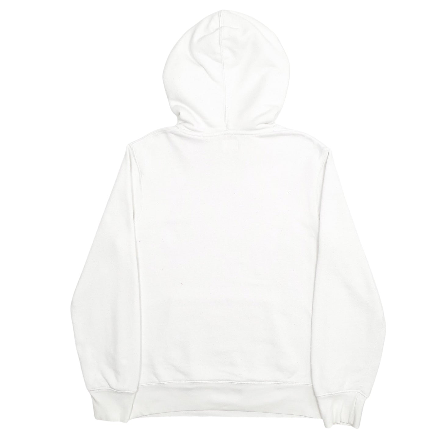 Mens White Levis Spellout Hoodie Jumper