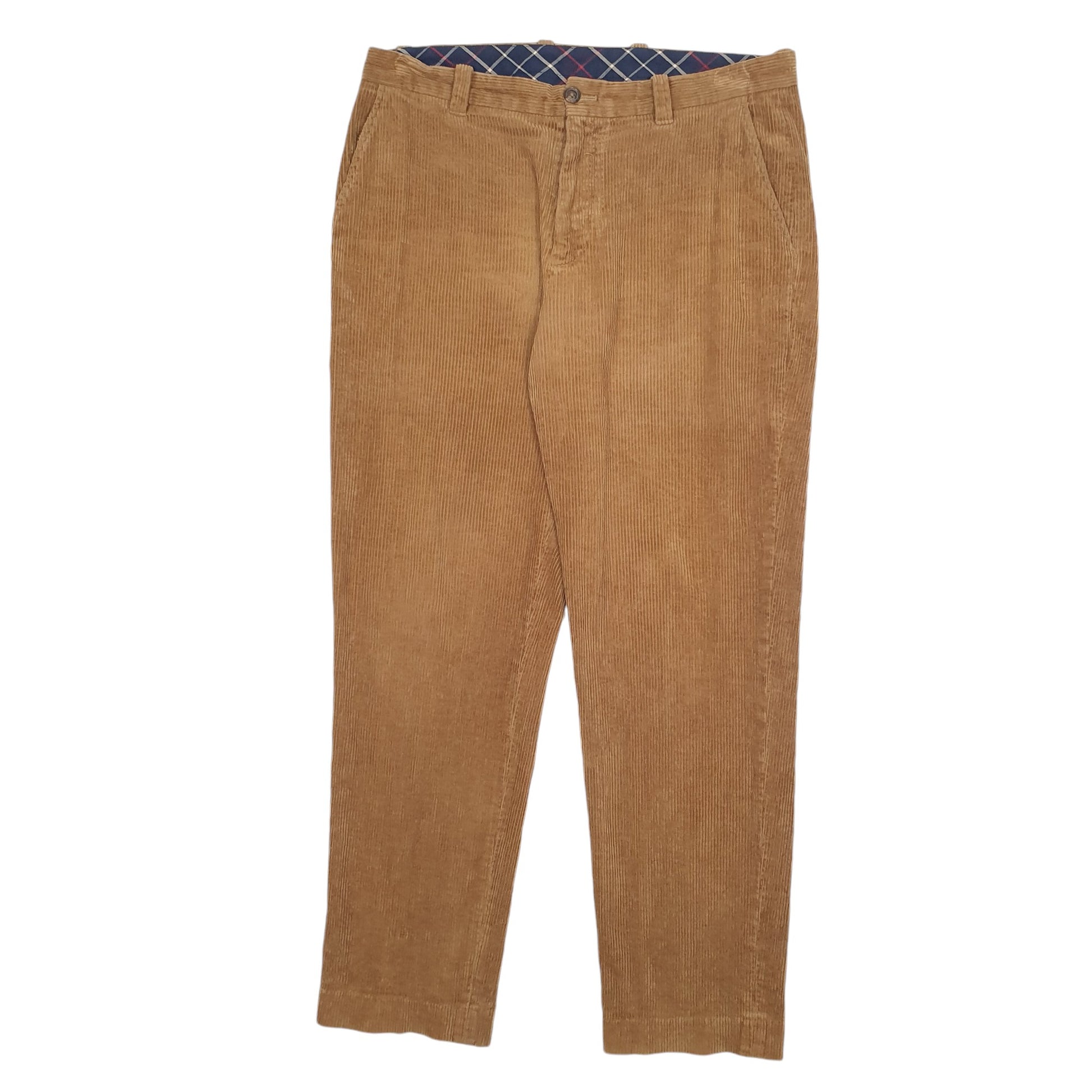 Mens Tan Brooks Brothers  Corduroy Trousers