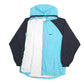 Womens Blue Nike Vintage 2000s Hooded  Coat