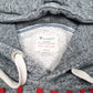 Mens Grey Champion Spellout Physical Education Hoodie Jumper