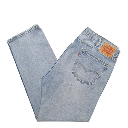Mens Blue Levis 505 JeansW42 L32