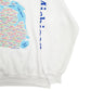 Mens White Jerzees Michigan Lakes Spellout Vintage 1990s Made in USA Crewneck Jumper