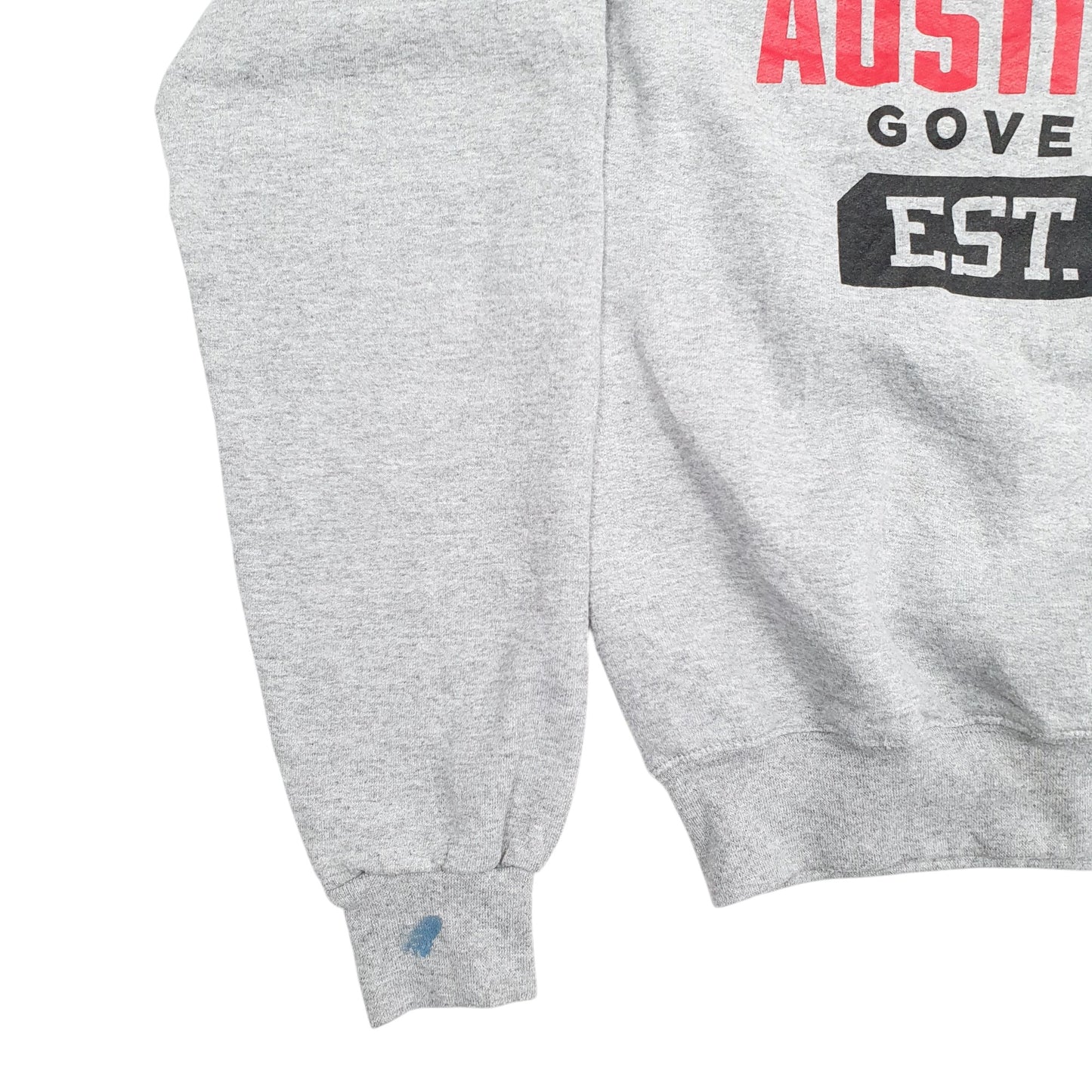 Mens Grey Champion Austin Peay Spellout Crewneck Jumper