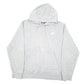 Mens Grey Nike Swoosh Hoodie Jumper