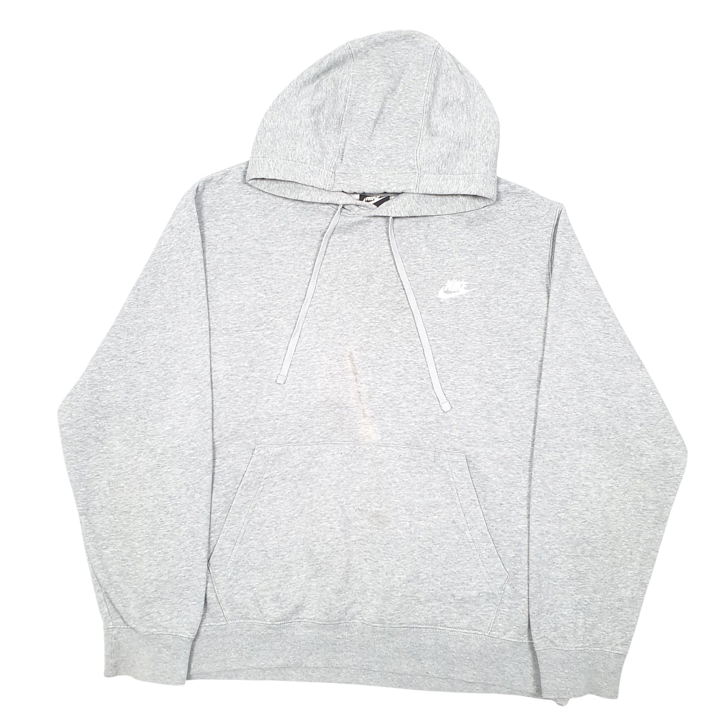 Mens Grey Nike Swoosh Hoodie Jumper