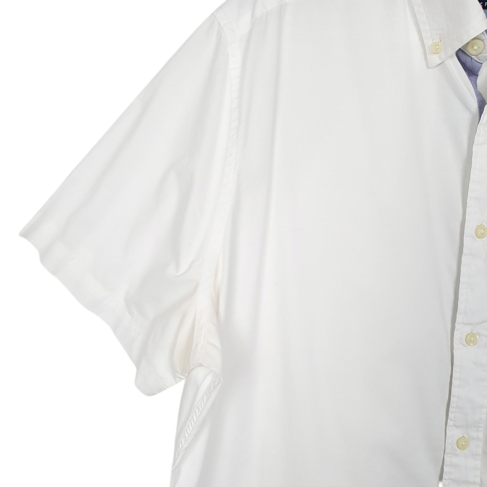 Mens White Nautica  Short Sleeve Shirt