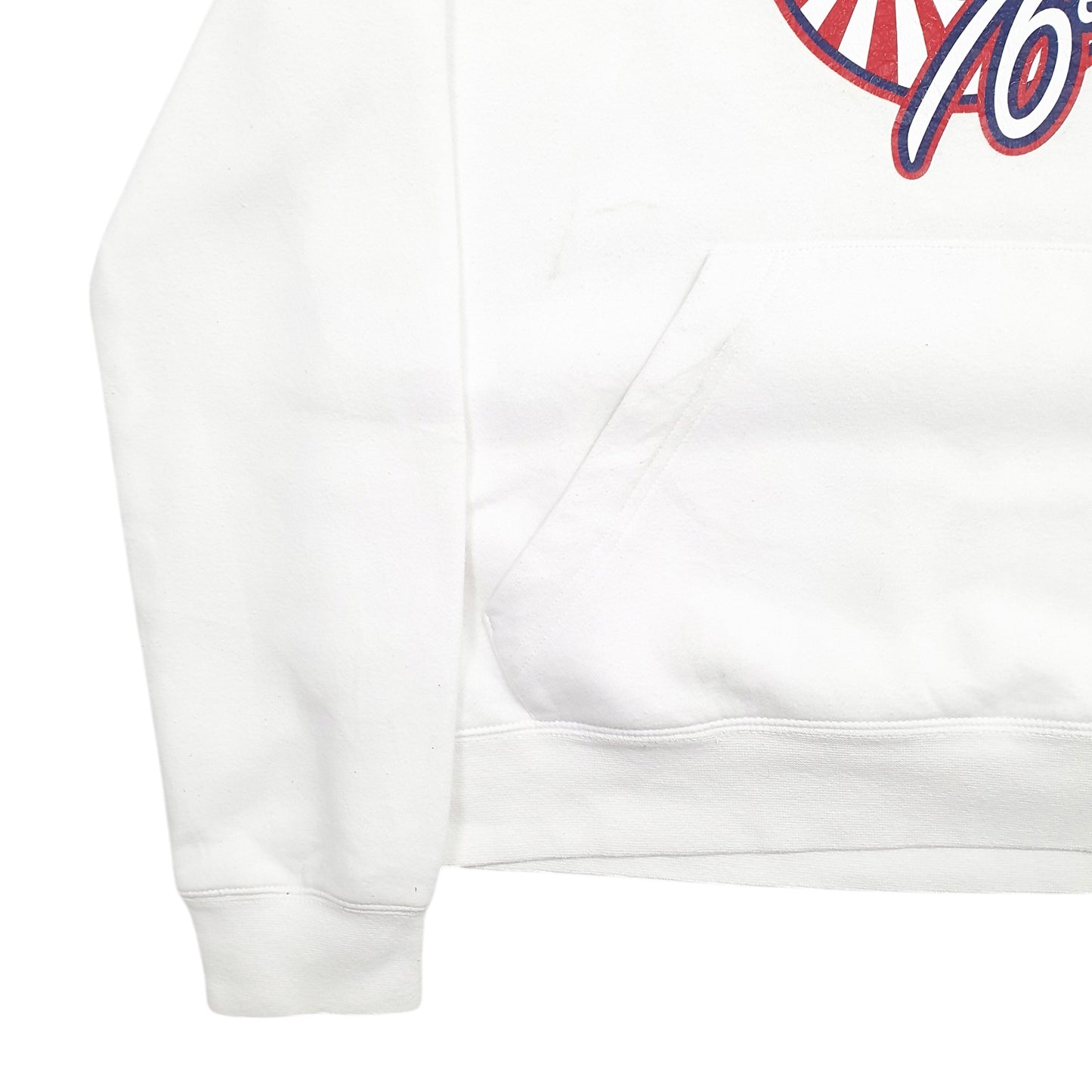 Mens White Nike 76ers Spellout Hoodie Jumper