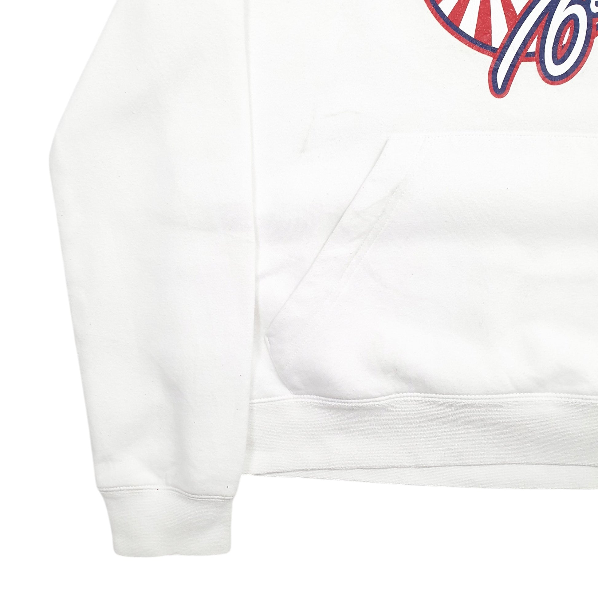 Mens White Nike 76ers Spellout Hoodie Jumper