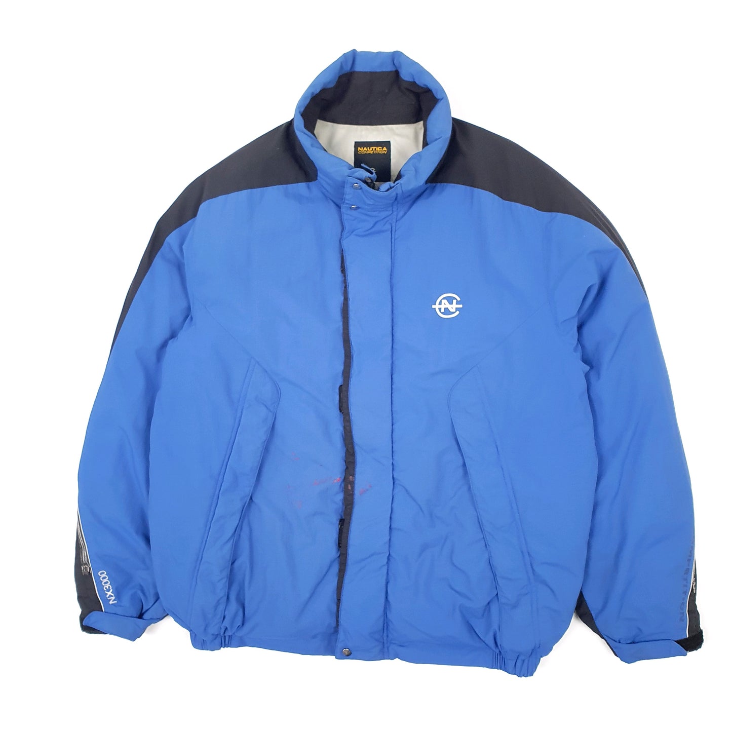 Mens Blue Nautica Competition  Coat