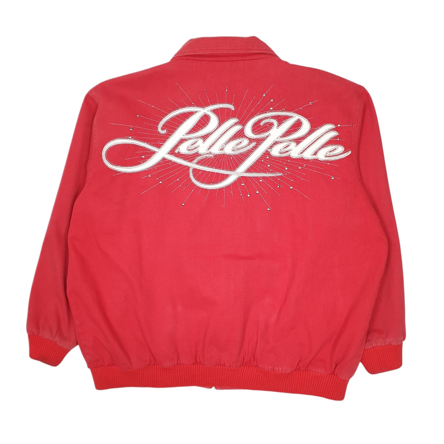 Mens Red Pelle Pelle Marc Buchanan Full Zip Coat