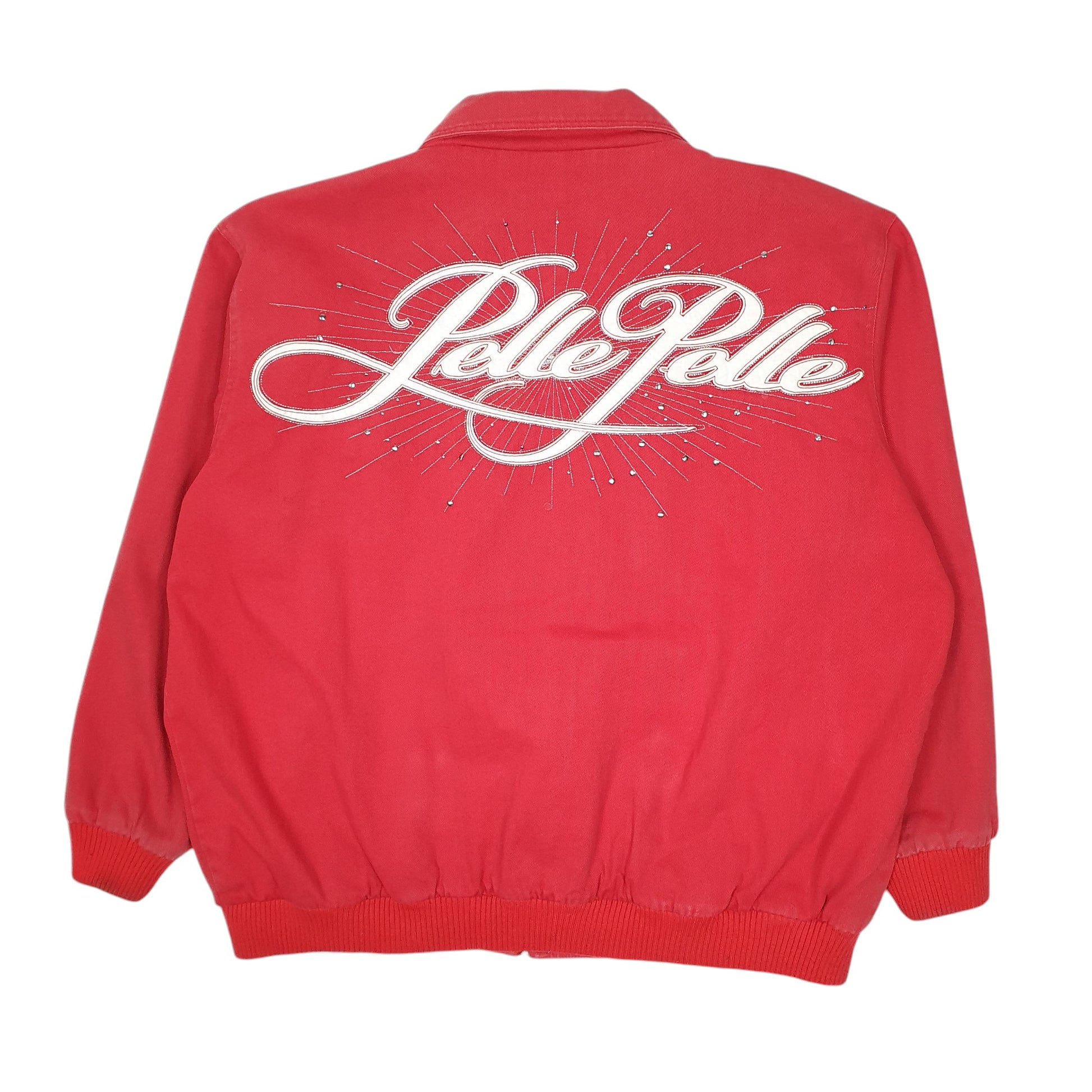 Mens Red Pelle Pelle Marc Buchanan Full Zip Coat