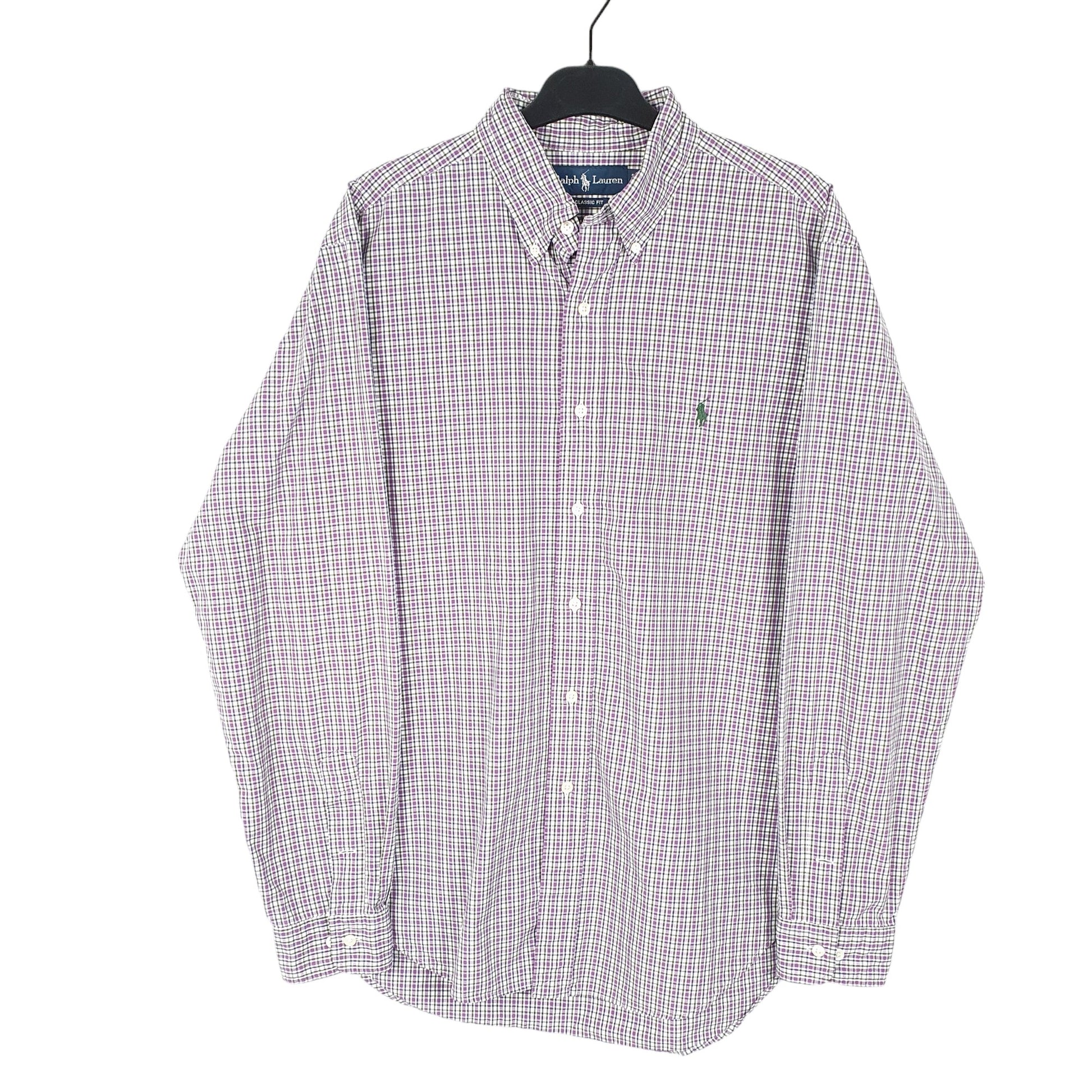 Mens White Ralph Lauren  Long Sleeve Shirt