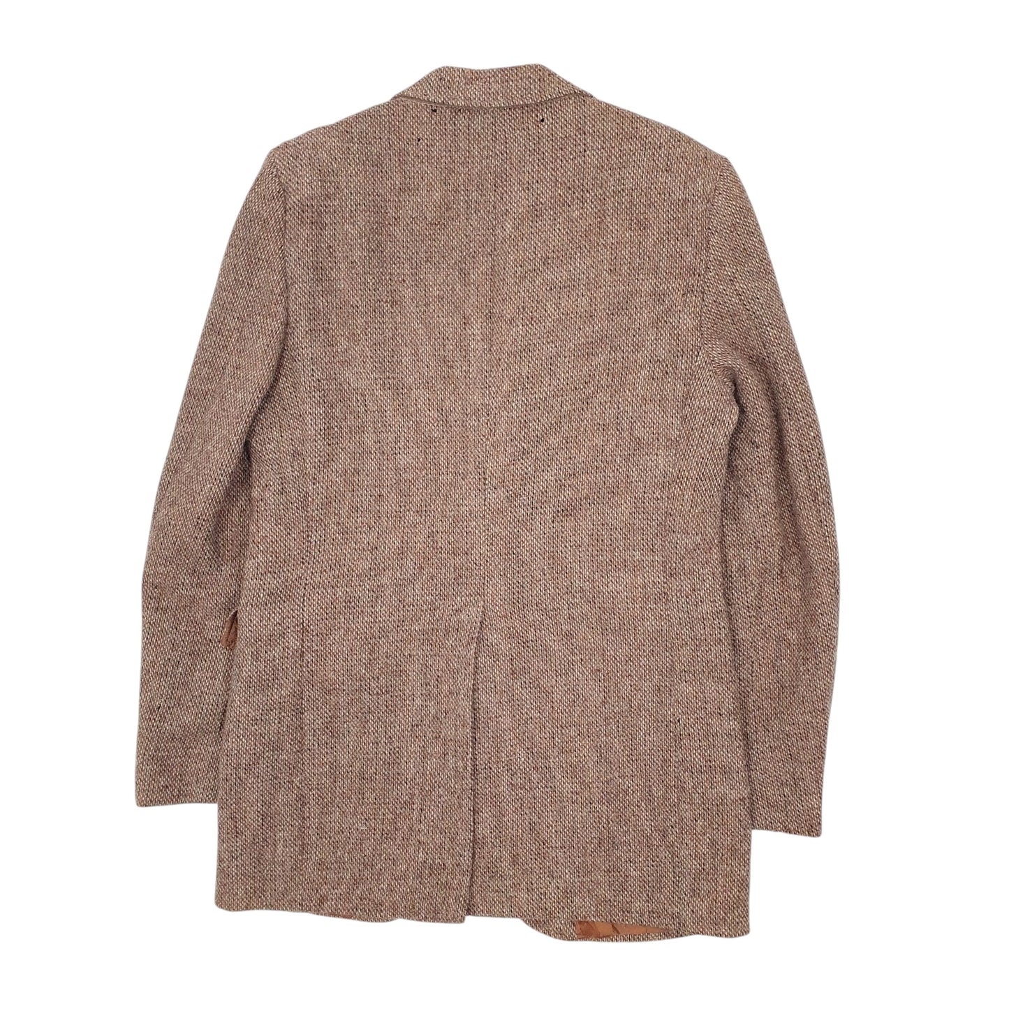 Mens Brown Alexanders Harris Tweed  Coat