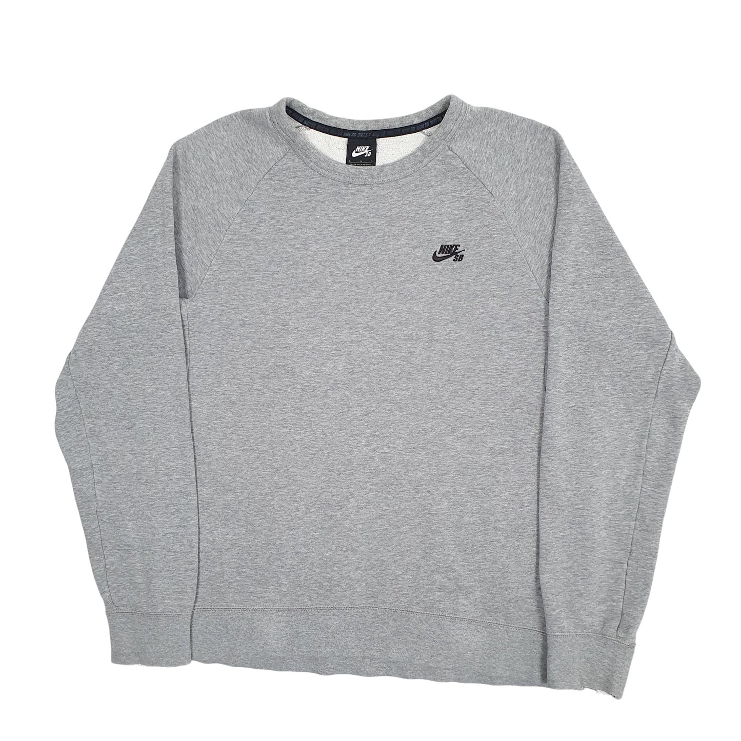 Mens Grey Nike SB Skateboarding Crewneck Jumper