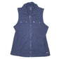 Womens Navy Chaps Sport Gilet Vest Bodywarmer Full Zip Jumper
