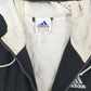 Mens Black Adidas Vintage 90s Full Zip Coat