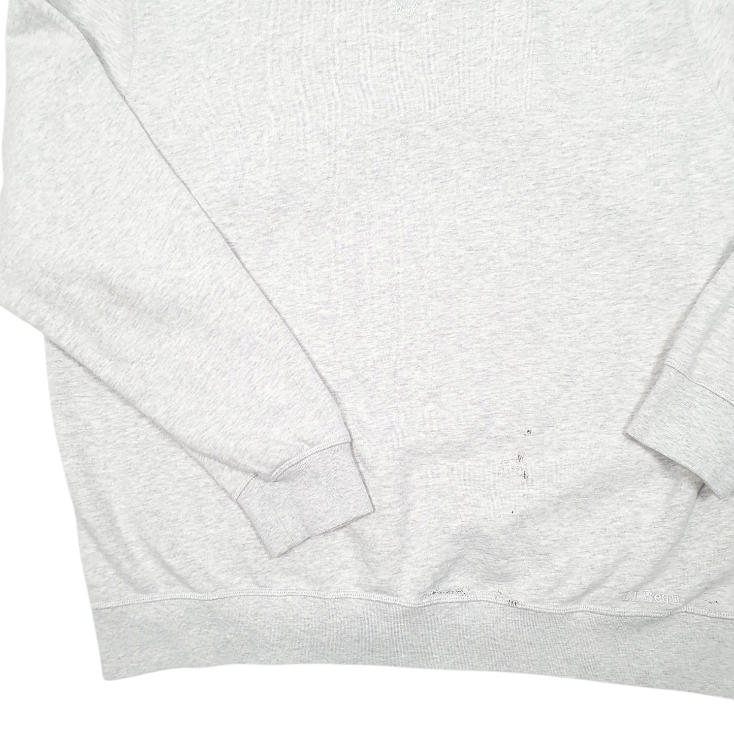 Mens Grey L.L.Bean Traditional Fit Crewneck Jumper